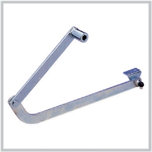 Electro serrure 12 Vdc, verticale fournie avec plaque d'assemblage