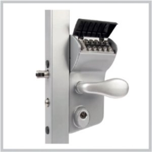 Serrure à clavier a code mécanique, poteau Rond, reglable de 30 à 50 mm