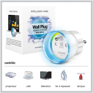 Connecteur Prise électrique Wall Plug  Type E FGWPE-102 868,4 Mhz