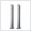 2 colonettes aluminium de 50 cm pour photocellule PUPILLA